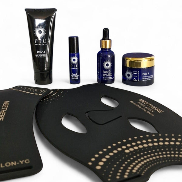 COFRE PREMIUN MASCARA FACIAL LED CON RUTINA CUIDADO FACIAL DÍA-NOCHE MOTHERS DAY