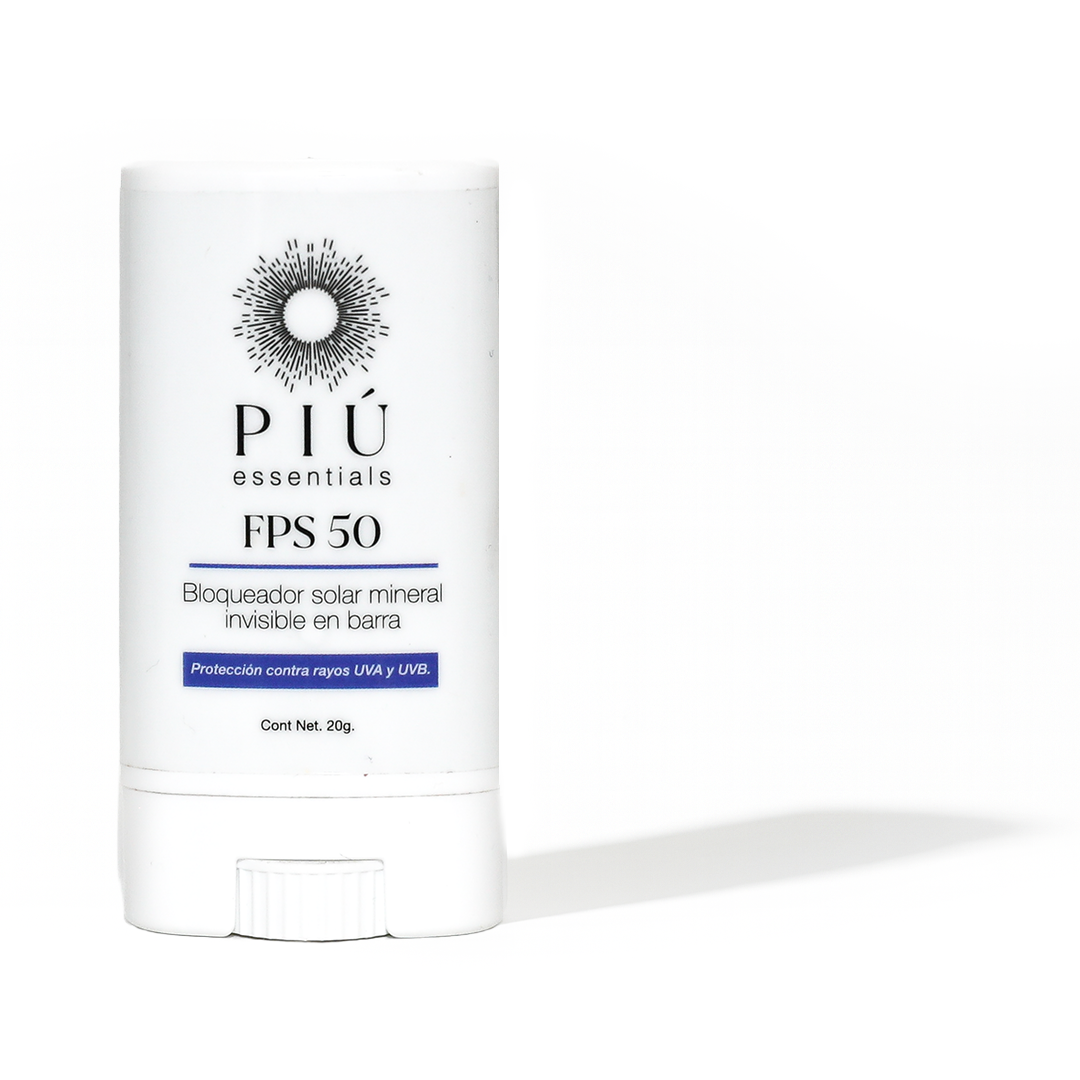 BLOQUEADOR SOLAR MINERAL TRANSPARENTE EN BARRA
