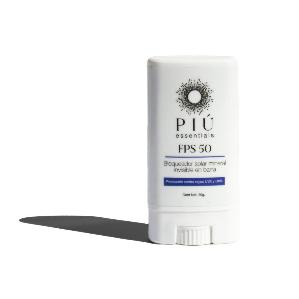 KIT BLOQUEADOR SOLAR MINERAL EN BARRA + BLOQUEADOR SOLAR EN CREMA FPS 50