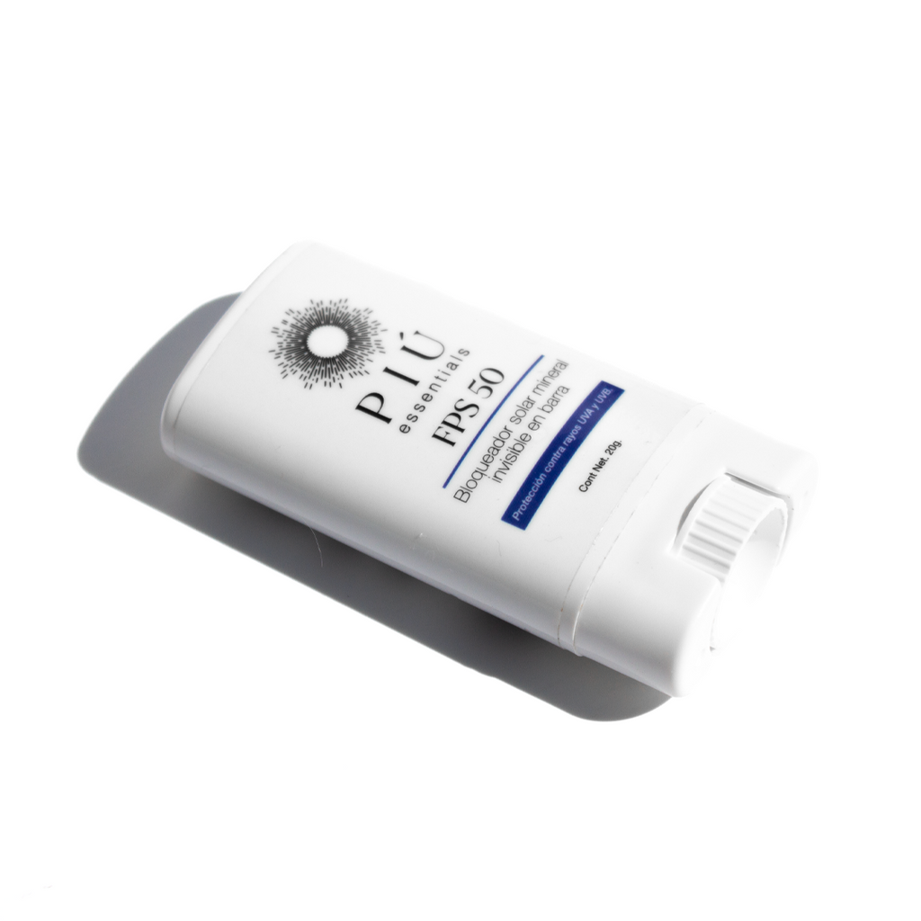 BLOQUEADOR SOLAR MINERAL TRANSPARENTE EN BARRA