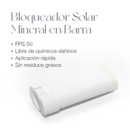 KIT BLOQUEADOR SOLAR MINERAL EN BARRA + BLOQUEADOR SOLAR EN CREMA FPS 50