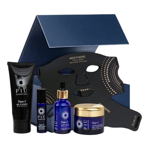 COFRE PREMIUN MASCARA FACIAL LED CON RUTINA CUIDADO FACIAL DÍA-NOCHE MOTHERS DAY