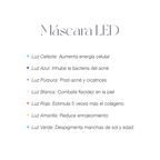 MÁSCARA TERAPIA LUZ LED