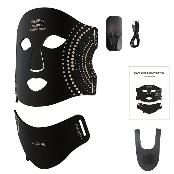 BUNDLE PACK DELUXE RUTINA PIÚ ESSENTIALS 4 PASOS CON MÁSCARA LED